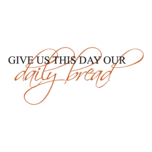 Give Us This Day Script Wall Quotes™ Decal