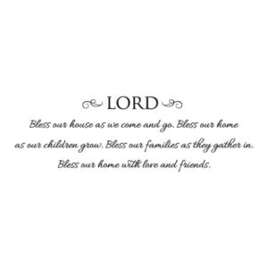 Bless Our Home With Love And Friends Wall Quotes™ Decal
