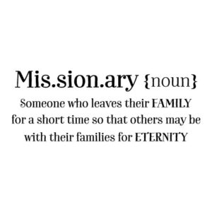 Missionary Definition Wall Quotes™ Decal