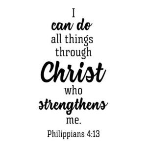 I Can Do All Things Elegant Wall Quotes™ Decal
