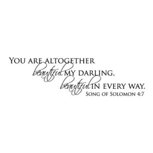 Altogether Beautiful My Darling Wall Quotes™ Decal