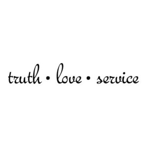 Truth Love Service Wall Quotes™ Decal
