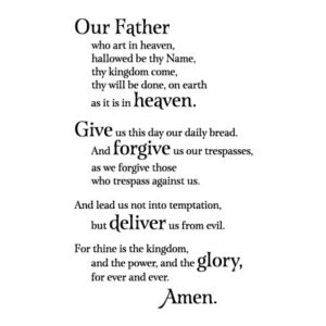 Our Father Wall Quotes™ Decal