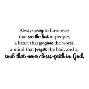 Soul That Never Loses Faith in God Wall Quotes™ Decal