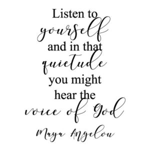 Hear the Voice of God Wall Quotes™ Decal
