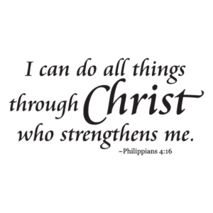 I Can Do All Things Wall Quotes™ Decal
