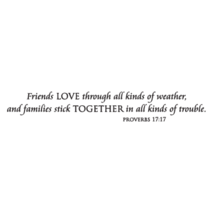 Family Sticks Together Wall Quotes™ Decal