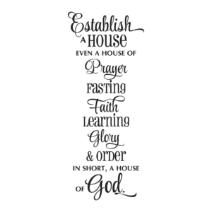 Establish A House Wall Quotes™ Decal