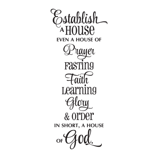 Establish A House Wall Quotes™ Decal