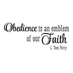 Emblem Of Faith Wall Quotes™ Decal