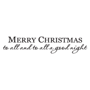 Merry Christmas To All Wall Quotes™ Decal