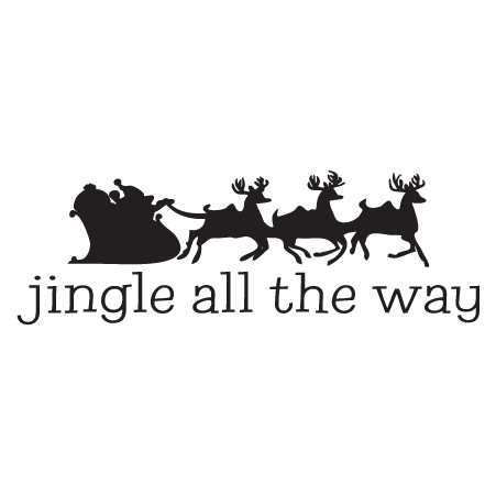 Jingle All The Way Wall Quotes™ Decal