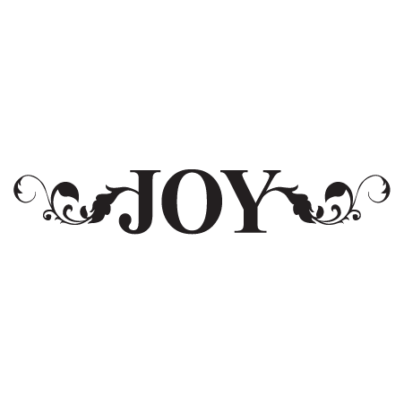 Joy Swirls Wall Quotes™ Decal