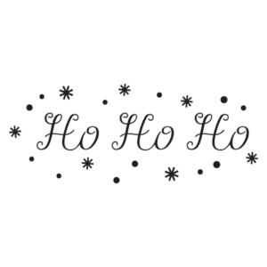 Ho Ho Ho Wall Quotes™ Decal