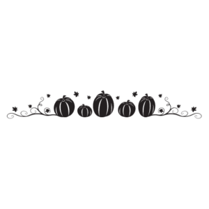 Pumpkins Vines & Leaves Wall Quotes™ Decal