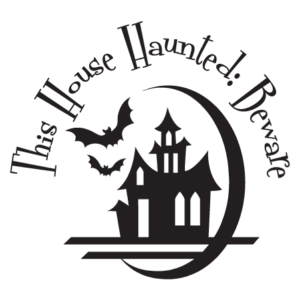 This House Haunted Beware Wall Quotes™ Decal