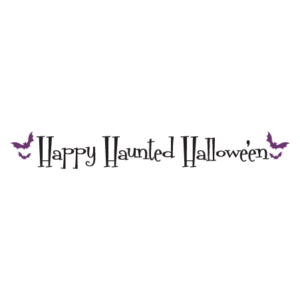 Happy Haunted Hallowe'en Wall Quotes™ Decal