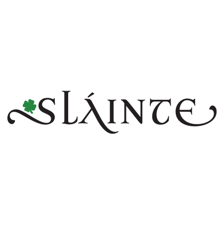 Slainte Four Leaf Clover Wall Quotes™ Decal
