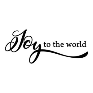 Joy To The World Script Wall Quotes™ Decal