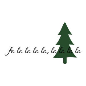 Fa La La Wall Quotes™ Decal