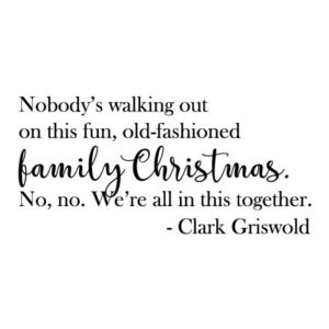 Old-Fashioned Family Christmas Wall Quotes™ Decal