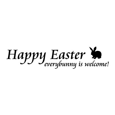 Everybunny Is Welcome Wall Quotes™ Decal