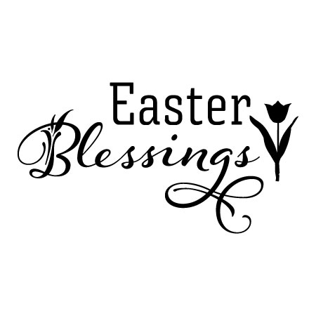Easter Blessings Wall Quotes™ Decal