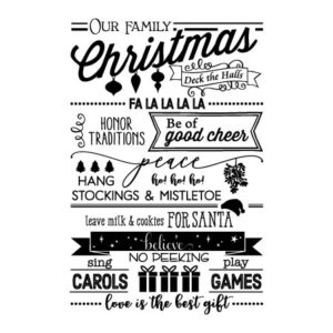 Christmas Rules Wall Quotes™ Decal