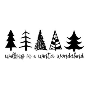 Walking In a Winter Wonderland Wall Quotes™ Decal