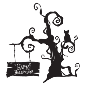 Spooky Halloween Tree Wall Quotes™ Decal