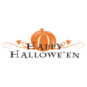 Happy Halloween Pumpkin & Leaves Wall Quotes™ Decal