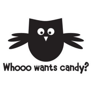 Whooo Wants Candy Wall Quotes™ Decal
