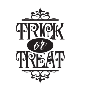 Vintage Trick or Treat Wall Quotes™ Decal