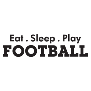 Eat . Sleep . Play Football Wall Quotes™ Decal