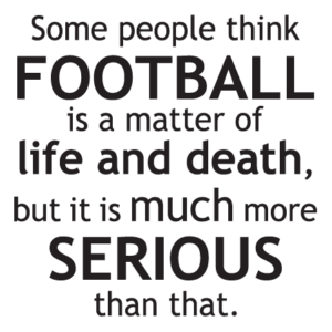 Football Is Serious Wall Quotes™ Decal