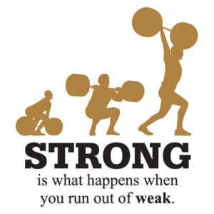 Strong Weightlifters Wall Quotes™ Decal