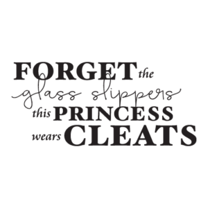 This Princess Wears Cleats Wall Quotes™ Decal