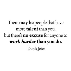 No Excuses For Anyone To Work Harder Wall Quotes™ Decal
