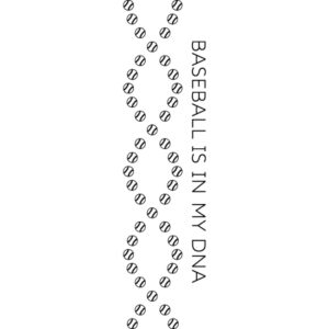 Baseball Is In My DNA Wall Quotes™ Decal