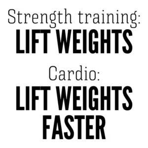 Lift Weights Faster Wall Quotes™ Decal