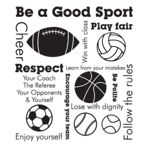 Be a Good Sport Wall Quotes™ Decal