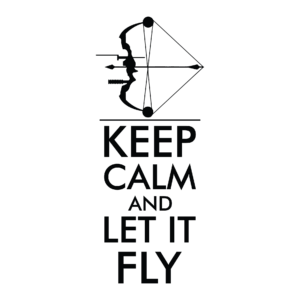 Keep Calm And Let It Fly Wall Quotes™ Decal