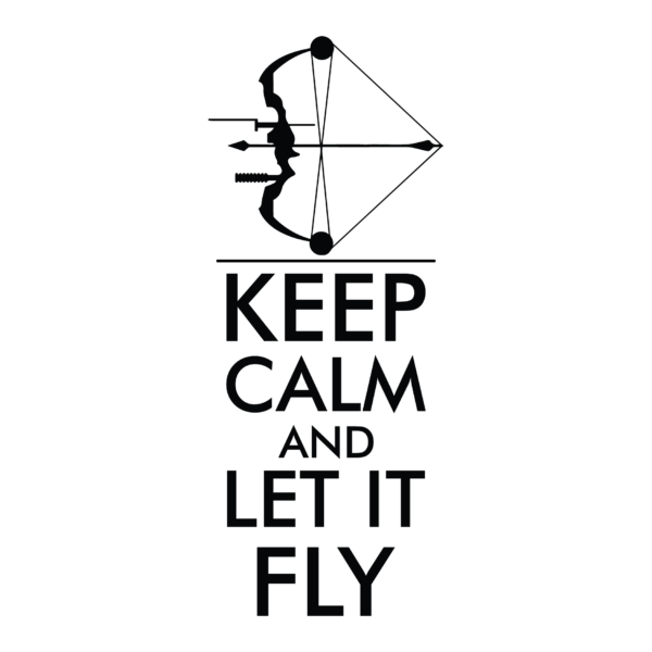 Keep Calm And Let It Fly Wall Quotes™ Decal