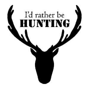 I'd Rather Be Hunting Wall Quotes™ Decal