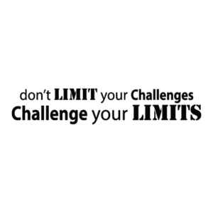 Challenge Your Limits  Wall Quotes™ Decal