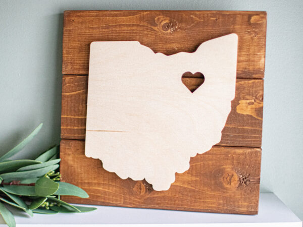Home State Pallet Sign