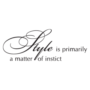 Style Is Instinct Wall Quotes™ Decal