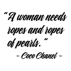 Ropes And Ropes of Pearls Wall Quotes™ Decal