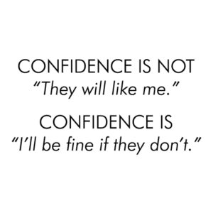 Confidence Is Wall Quotes™ Decal