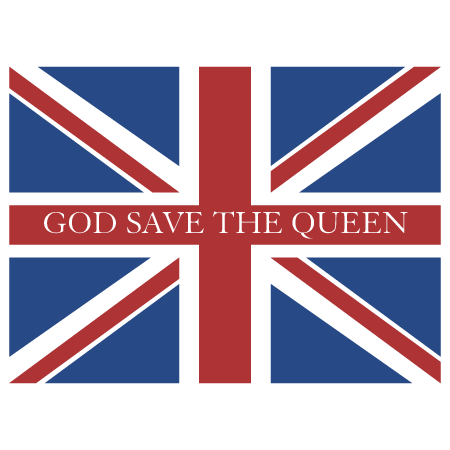 Union Jack Rectangular Wall Quotes™ Wall Art Decal